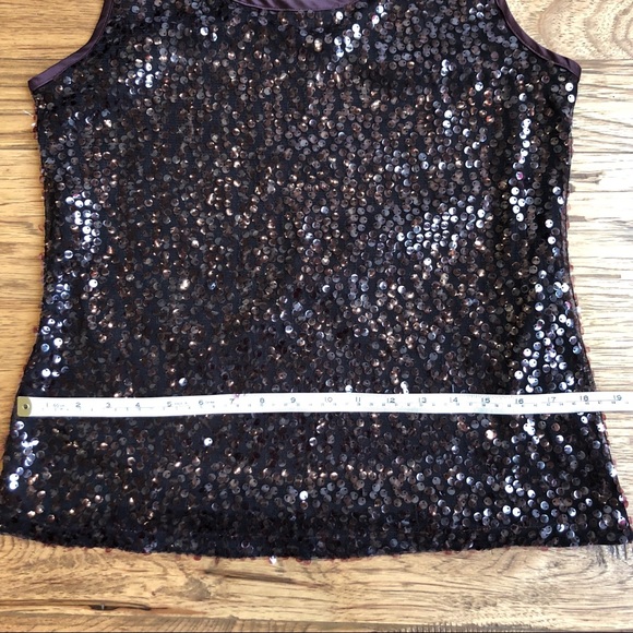 Sequin Tank Top M - Picture 7 of 8